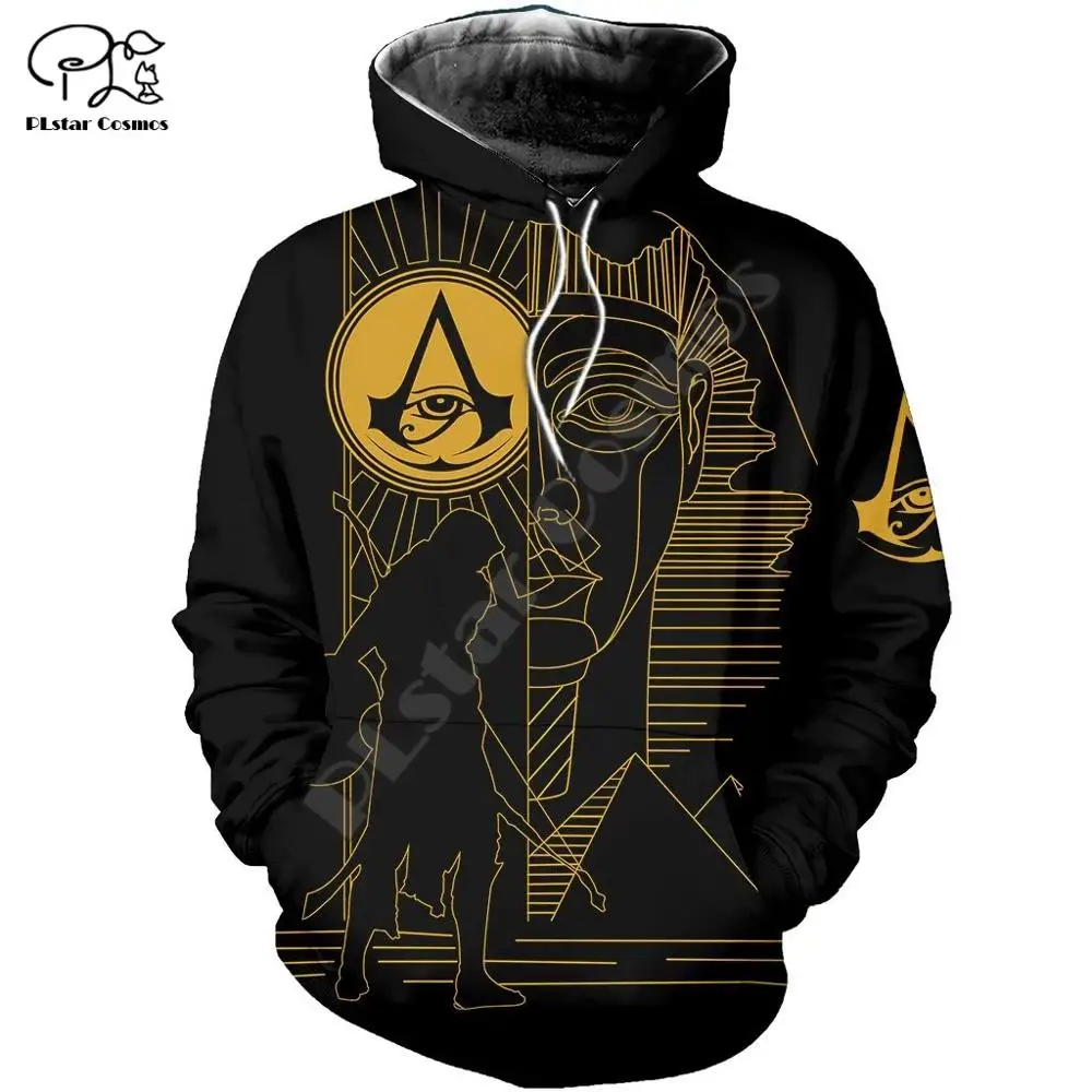 Новинка 2020 модная уличная одежда PLstar Cosmos в стиле Харадзюку Древний Египет Фараон