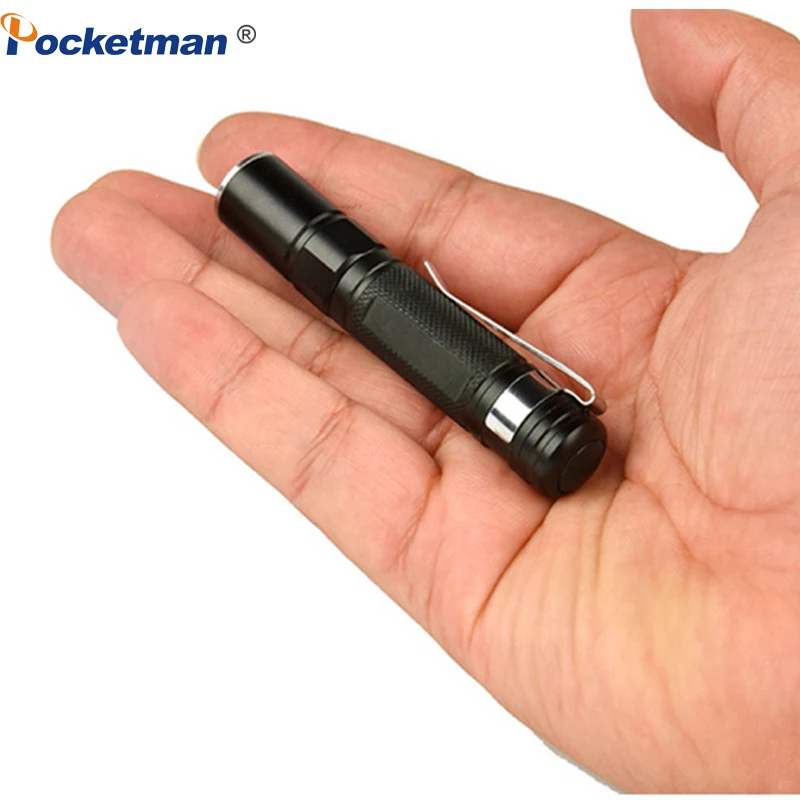 

Small Daily Carry-on Flashlight Hot Sale Super bright Led Black Mini Penlight Working Emergency AAA Battery Powerful Torches