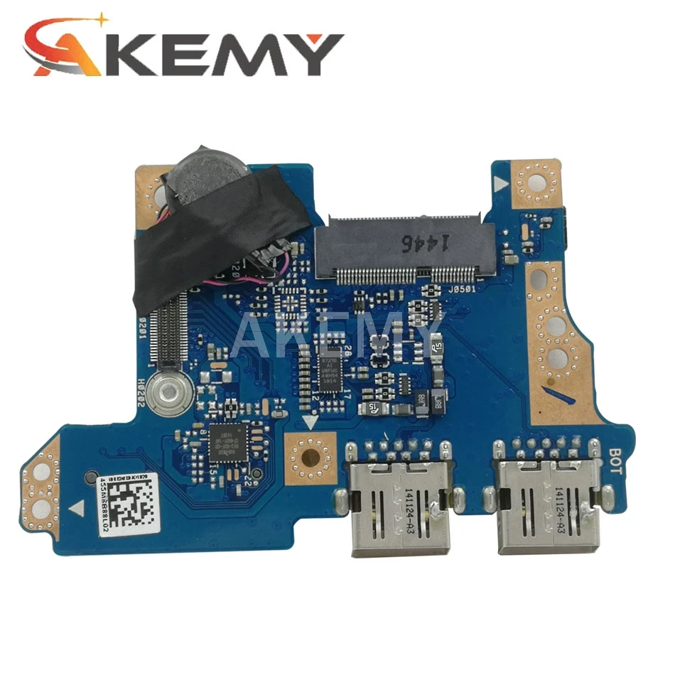 

original for ASUS Zenbook UX305F UX305FA UX305CA io board usb Card Reader board UX305FA_IO