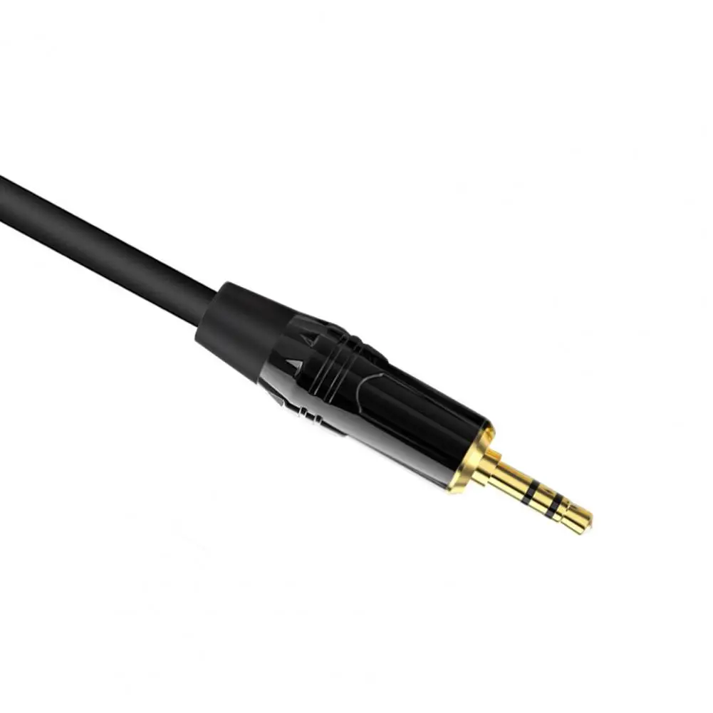 

3.5mm Male Audio Cable Converter Bending-Resistant Stable Connection PVC Practical 1-Sub-2 Cable For Splitter Adapter