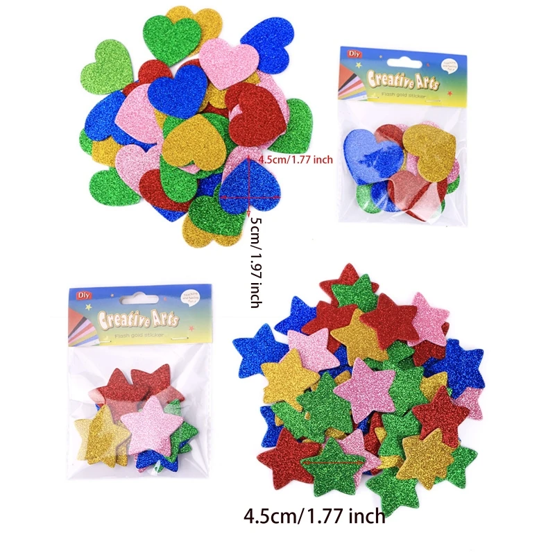 Q9QB Shiny Stickers for Notebook Delicate Supplies for Girls Kids Reward