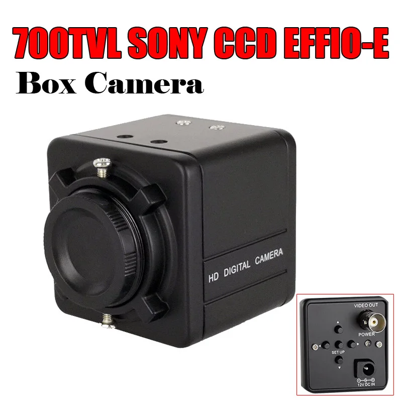 700TVL 1/3 дюймов SONY EFFIO-E 4140+ 811 Коробка камера Супер Мини SONY CCD внутреннее экранное меню