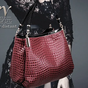 Womens bag 2021 new European and American alligator leather womens bag
portable one shoulder womens bag handbags 9.85 USD
