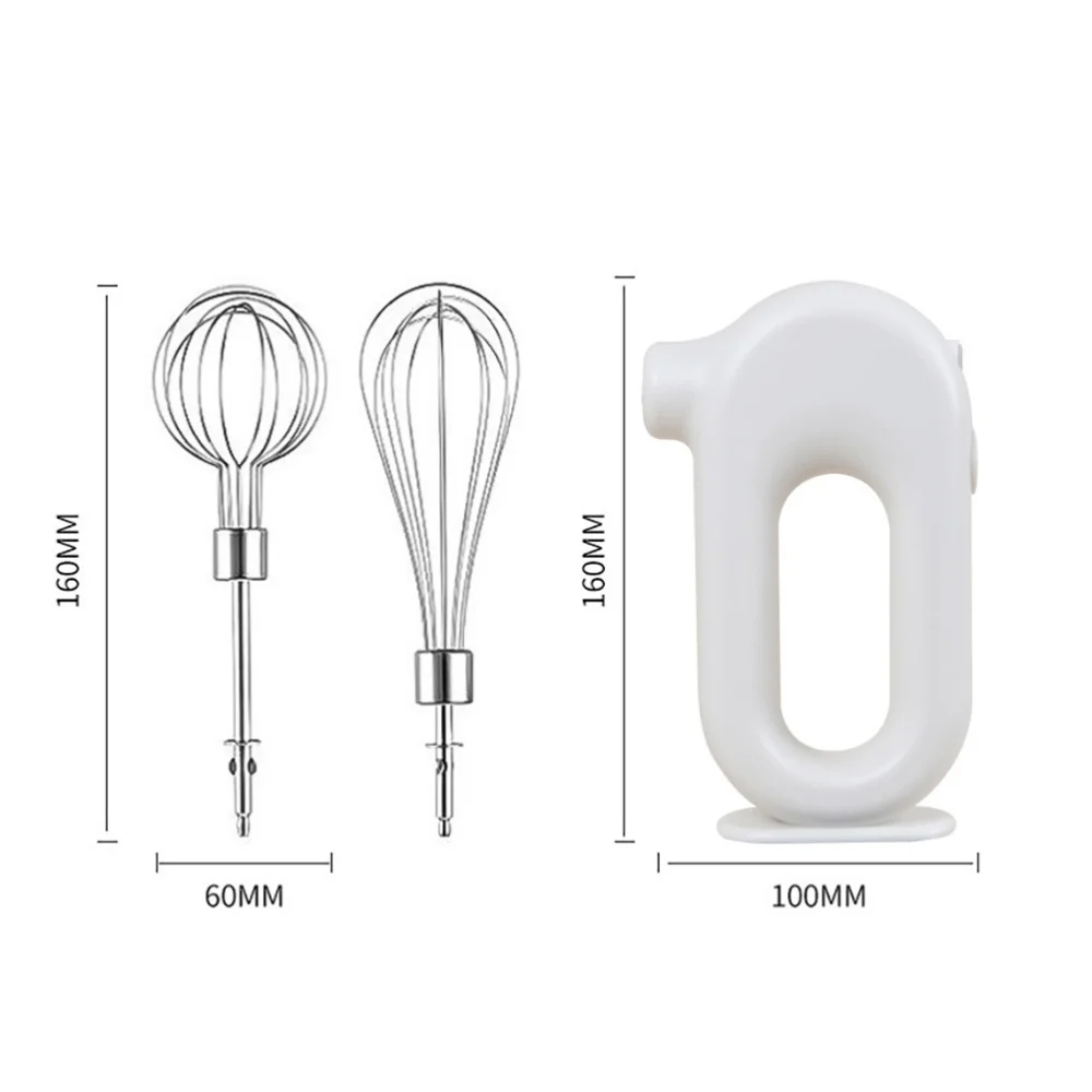 

Rechargeable Hand Mixer Blender Electric Egg Whisk for Cake Baking Cooking