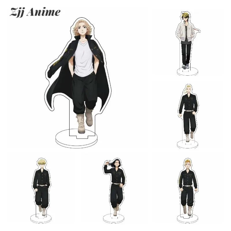 

Anime Figure Tokyo Revengers Manjiro Ken Takemichi Hinata Atsushi Acrylic Stand Model Plate Desk Decor Standing Sign Fans Gifts