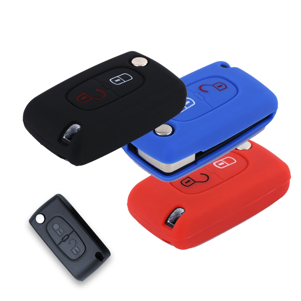 Автомобильный ключ чехол КРЫШКА ДЛЯ Peugeot 407 308 408 207 208 307 206 RCZ для Citroen C3 C4 C4L C5 C6 C2 Xsara