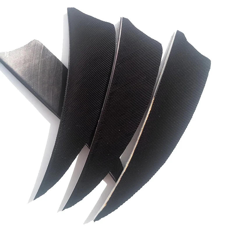 Archery Arrow Feather 3inch Natural Turkey Feathers 50pcs Shield Shape Right Wing Left Traditional Fletching Shaft | Спорт и