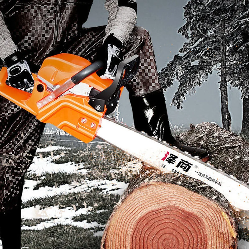 9900W logging steam high-power chain saw household electric chain saw small portable tree-cutting gasoline saw