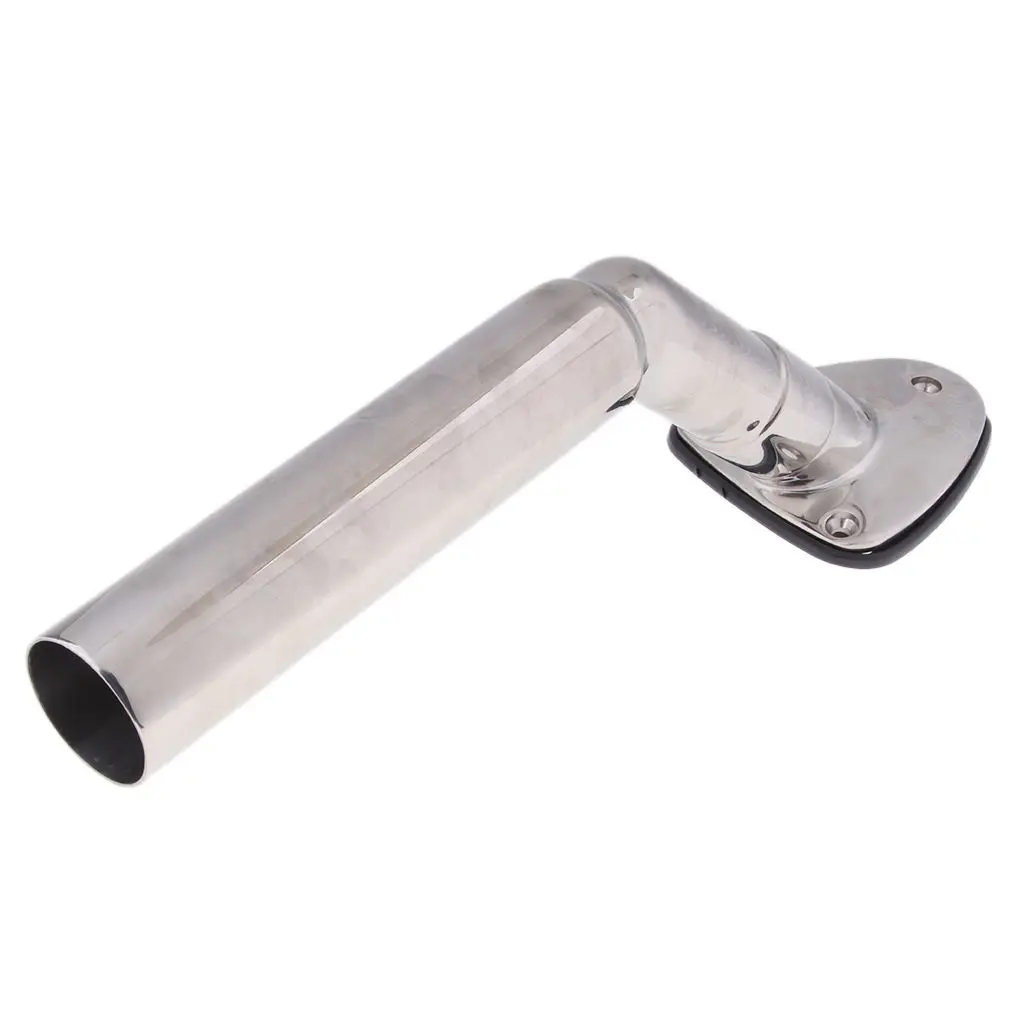 

316 Stainless Steel Flush Mount Fishing Rod Holder Polished Surface