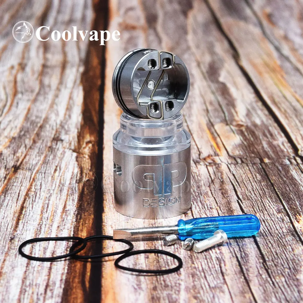 Coolvape QP KALI V2 RDA атомайзер с штырьком BF 25 мм PC PEI стальной материал для 510