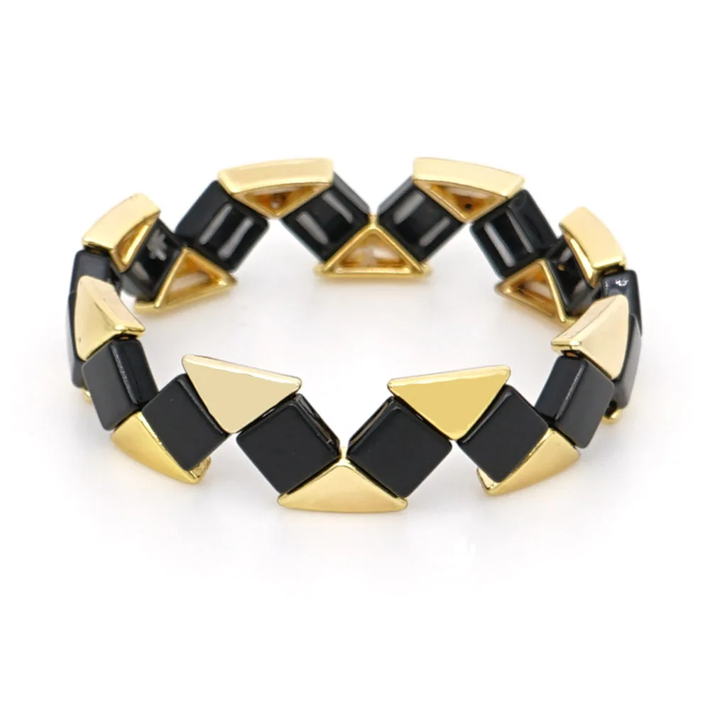 Браслеты shinus, мужские, эмаль, плитка, бусины, браслет, Pulseras Mujer Moda,, золотые ювелирные изделия, для женщин, модные, любовные буквы, браслеты, подарки