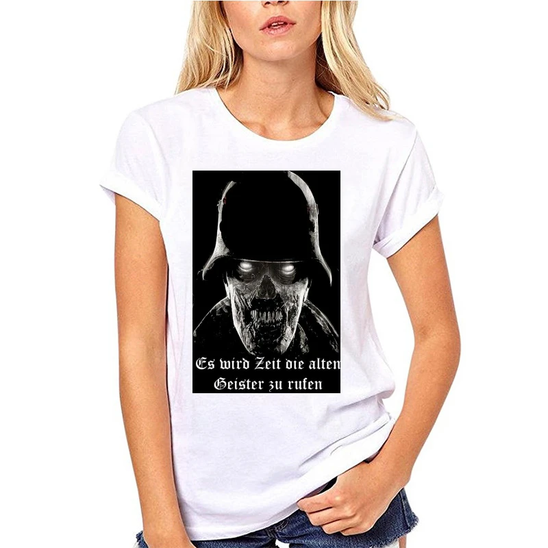 

Skull Scull War Soldaten War Alte Geister Shirt T-Shirt Deutschland Shirt