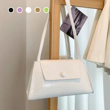 Stone Pattern Shoulder Bag Large Capacity Bucket Bags for Women Fashion Alligator Handbags Luxury PU Leather Totes Brand Wallet