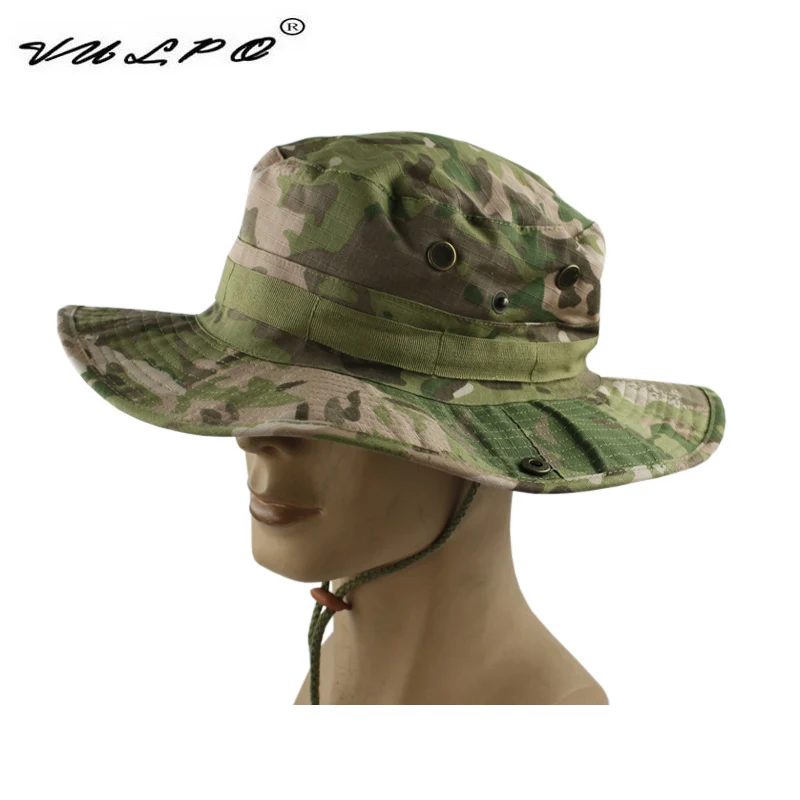 Камуфляжная тактическая шляпа снайпера для страйкбола Охотничья широкая
