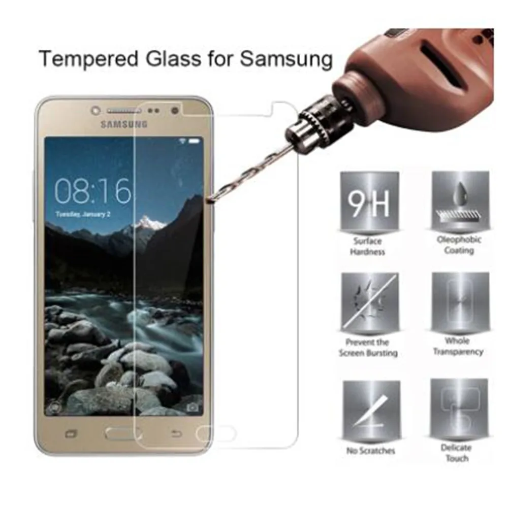 

Защитное стекло для Samsung Galaxy S7 A3 A5 A7 J3 J5 J7 2016 2017 J2 J4 J7 Core J5 Prime, закаленное защитное стекло для экрана