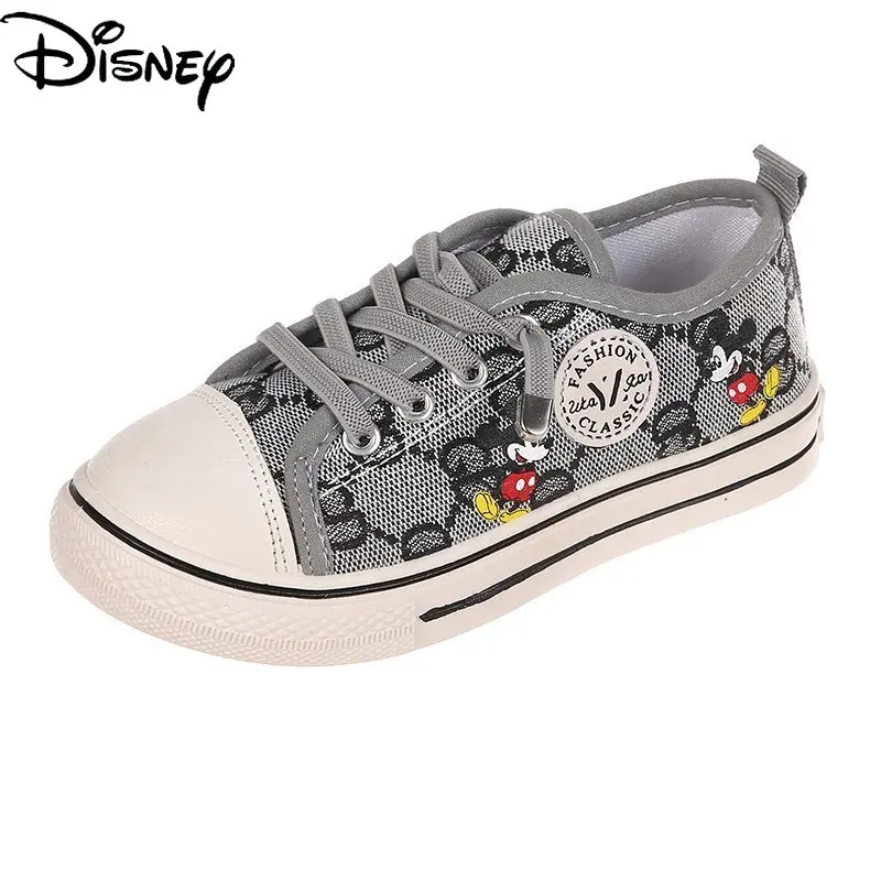 

Original Disney Mickey Mouse Shoes Children Canvas Shoes Girls Single Shoes Boys Sneakers Low-top Casual Sports Shoes