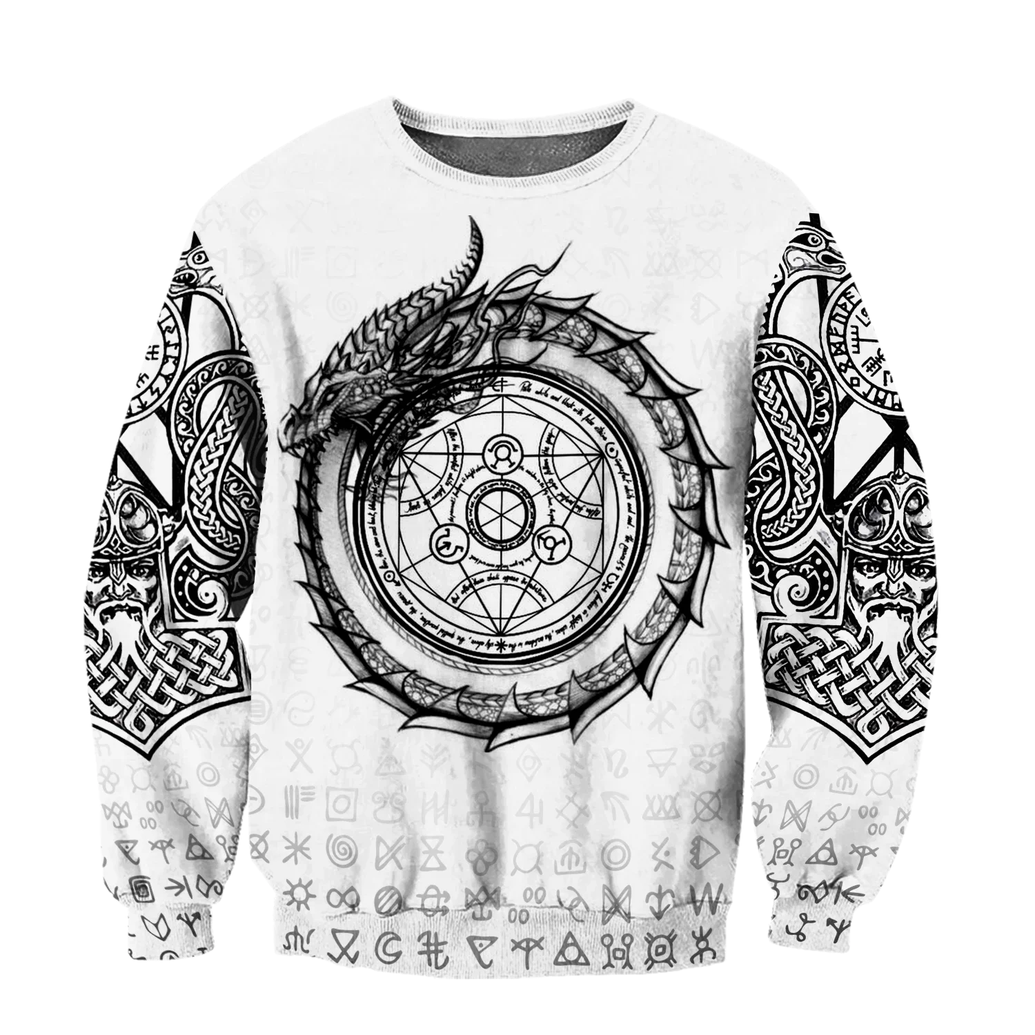

Amazing Blue Dragon Spirit Tattoo 3D Print XS-7XL Hoodie Man Women Harajuku Outwear Zipper Pullover Sweatshirt Unisex-8