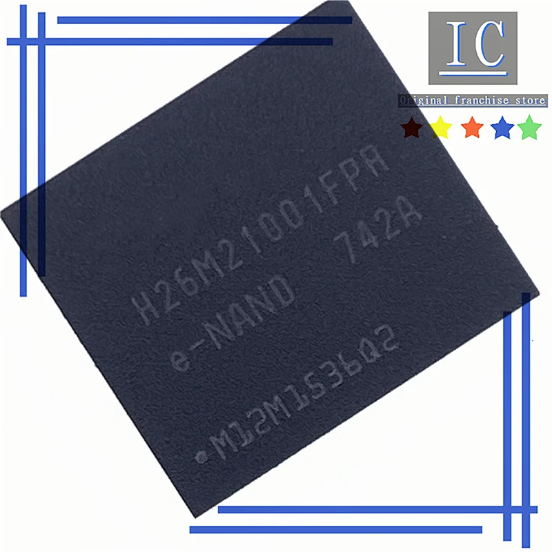 2017 + 100 абсолютно новый оригинальный 1 шт.-10 шт. H26M21001FPR BGA чип памяти 2 Гб EMMC - купить