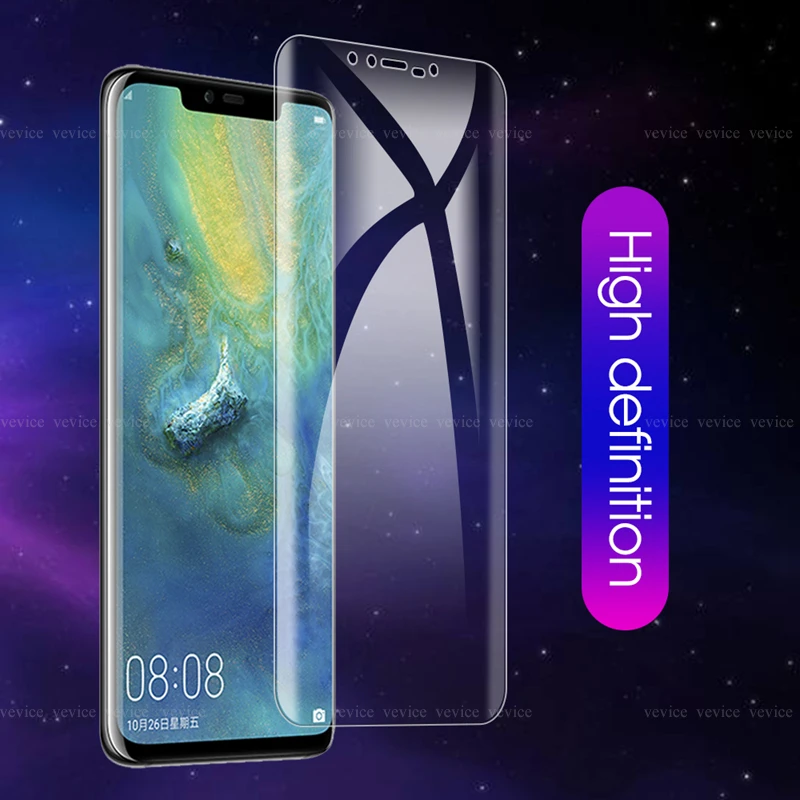 9D Передняя Гидрогелевая пленка для huawei Nova 5 5i Pro 3 3i мягкая защитная кристально