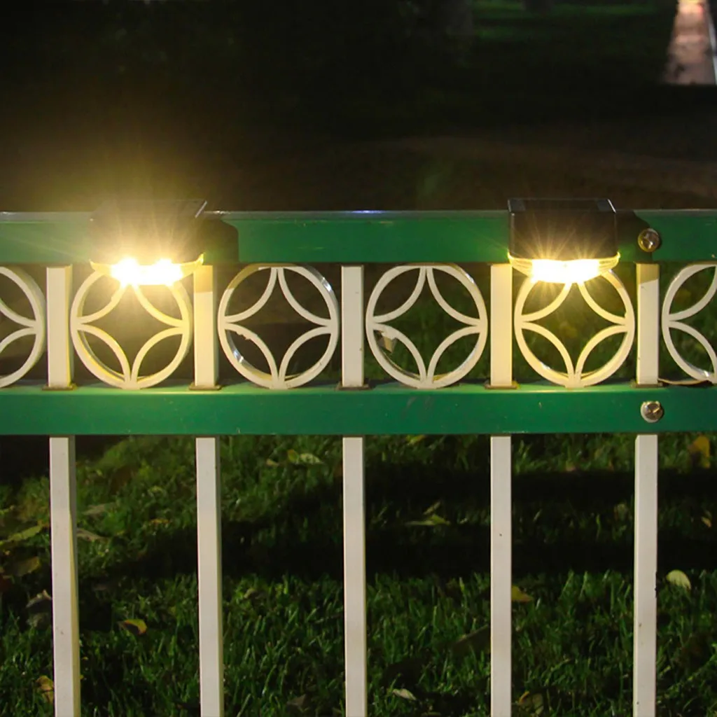 

8Pcs Solar Power Light Motion Sensor Wall Light Outdoor Garden Stair Waterproof Lamp Garden Fence Light 4.16