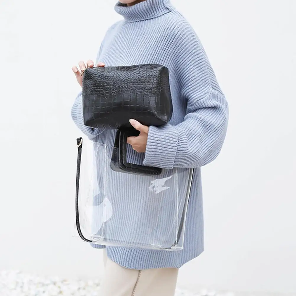 Женская сумка большая прозрачная сумка-шоппер для женщин Роскошные сумки