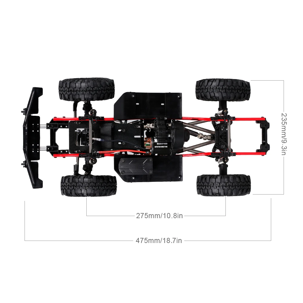 AUSTAR A2X-313C Радиоуправляемый автомобиль шасси 275 мм Колесная база рамка 540 35T