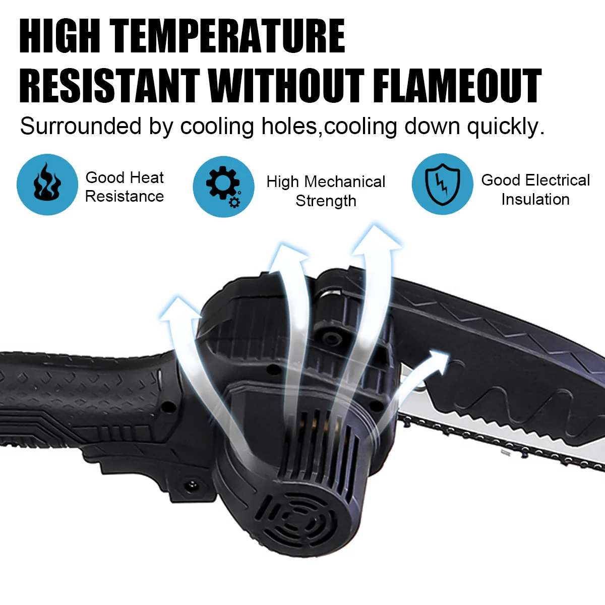 Brushless 8 Inch 88VF Electric Chain Saw Mini Chainsaw Rechargeable Wood Cutter Pruning Garden Power Tool For Makita 18V Battery |