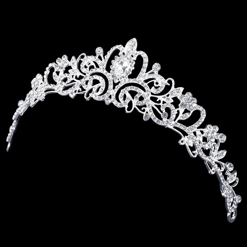 

1PCS Fashion Full Rhinestone Wedding Bridal Hairband Crown Tiaras Tiara Hair Accessories