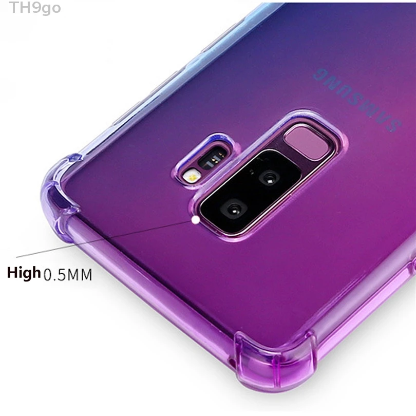 Чехол для телефона с градиентом Samsung Galaxy J2 Pro J4 Core J5 J6 Plus 2018 J7 Prime противоударный