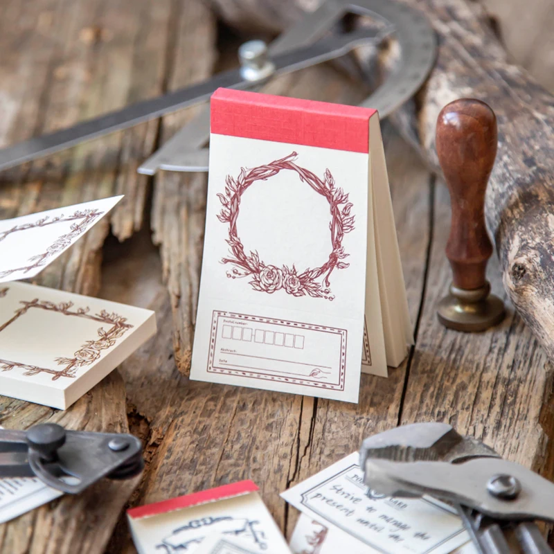 Рамка для образцов венка заметок крафтовой бумаги журнала карточка планировщика