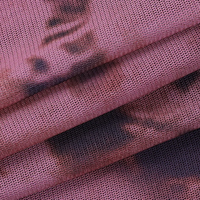

ALLNeon Pastel Goth High Waist Tie Dye Mesh Mini Skirts 2000s Aesthetics Ruffles A-line Skirts Y2K Vintage Outfits Double Layer
