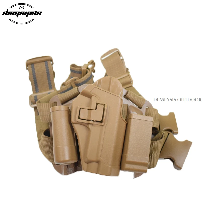 Военная Тактическая кобура для ног тренировочная облегающая с отделением