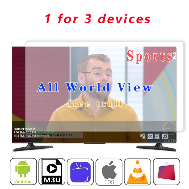 

FHD HD EX-YU 1 FOR 3 devices Projector Screen 4K Screen Livego for Macedonia Serbia Croatia Bosnia Slovakia Czech
