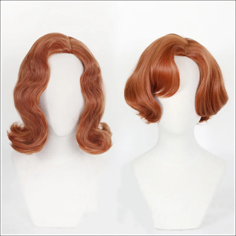 

The Queen's Gambit Cosplay Wig TV Heroine Beth Harmon Wig Lovely Retro Beth Lady Curly Hair with Free Wig Cap Accessories