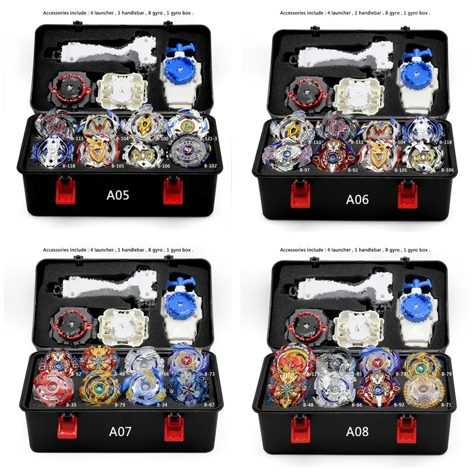 Новая комбинация Beyblade Burst набор игрушек Beyblades Арена Bayblade Металл Fusion 4D с пусковой установкой волчок игрушки