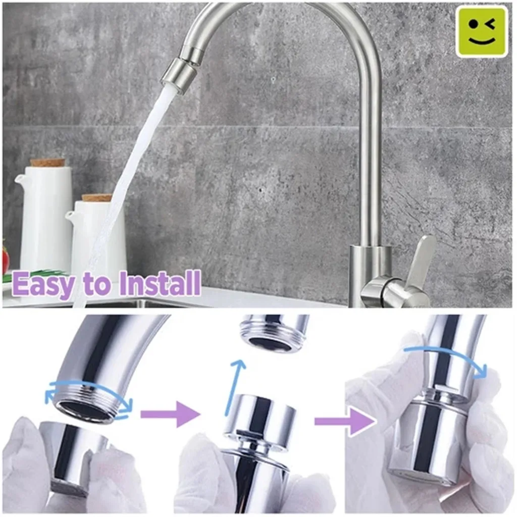 Регулируемый латунный распылитель для смесителя 360 градусов | Обустройство дома