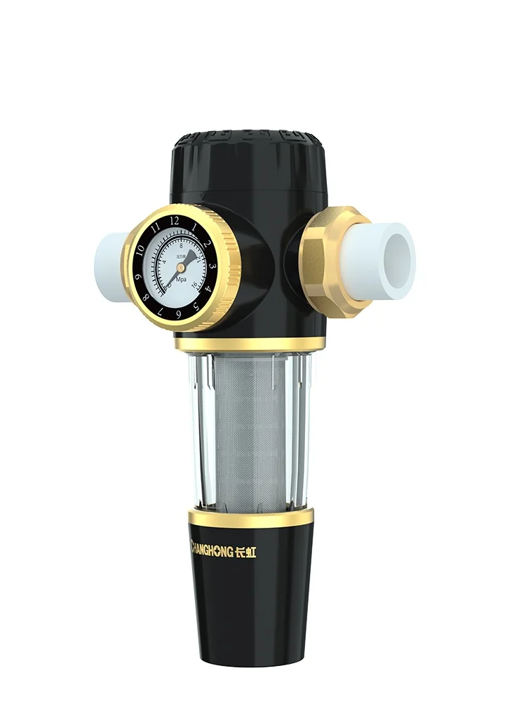 

GY Front Water Purifier Household Tap Water Automatic Turbine Flushing Whole House Filter Central Water Purifier 1v3