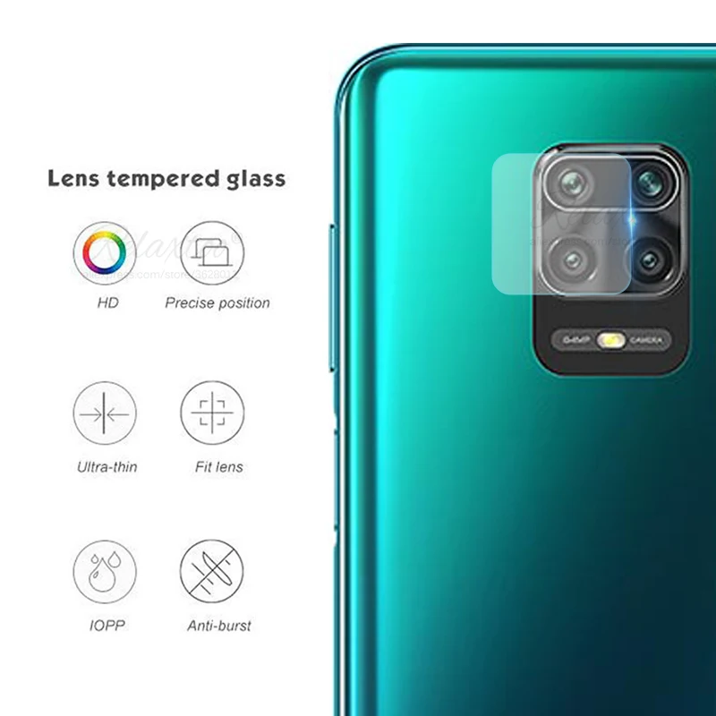Защитное стекло 9D для экрана и камеры xiaomi redmi note 9s 9 pro max | Мобильные телефоны