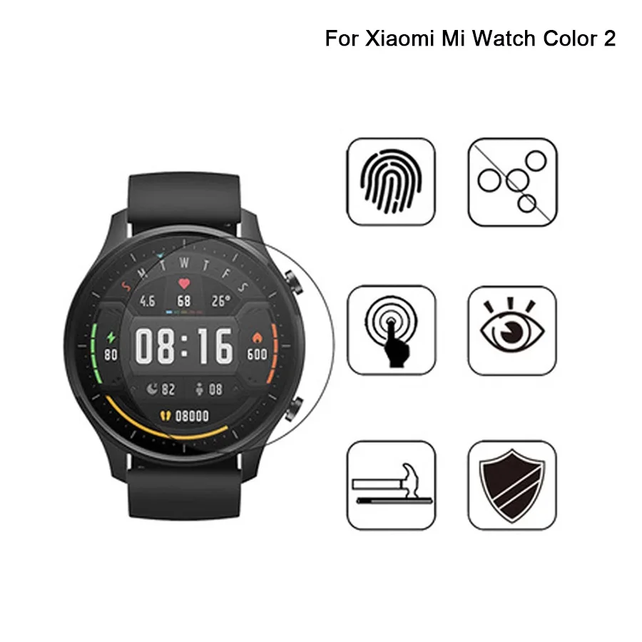 

9H Protective Glass For Xiaomi Mi Watch Color 2 Full Cover HD Clear Screen Protector For Xiaomi Watch Color 2 Protective Film
