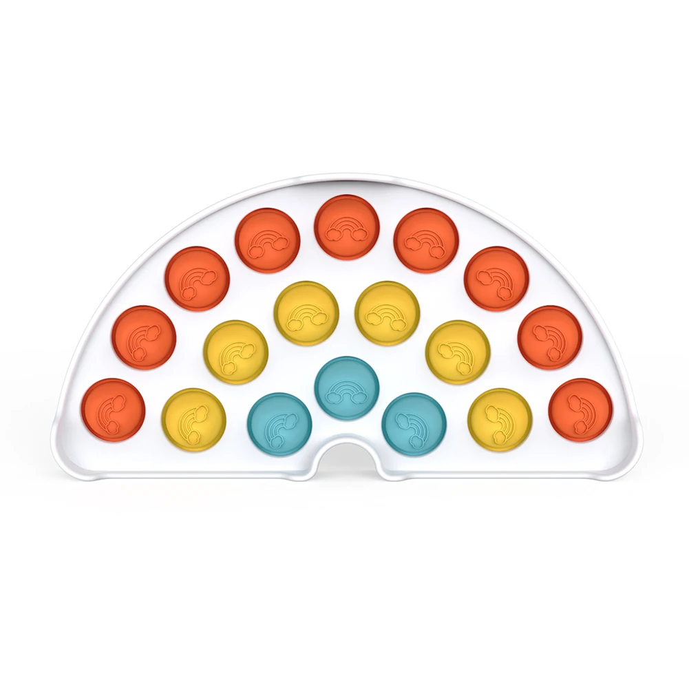

Push Bubble Sensory Fidget Autism Needs Rainbow Bridge Squishy Anxiety Stress Relief Antistress Silicone Adult Kids Desktop Toys