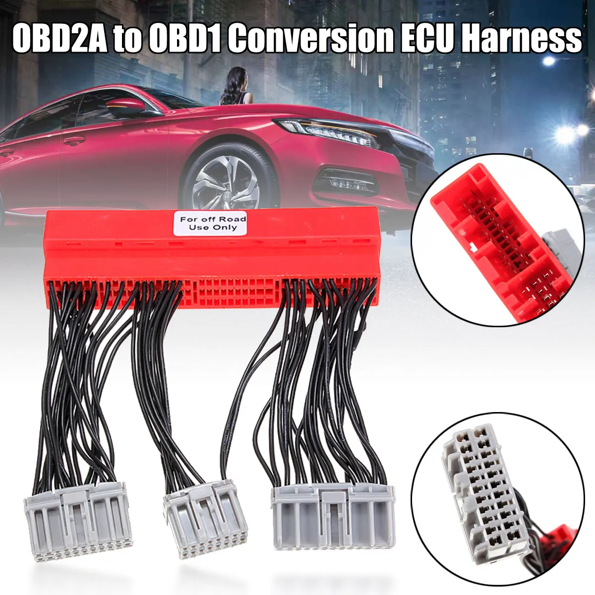 

Жгут проводов OBD2A в OBD1, замена Перемычка ЭБУ, жгут проводов для Honda, Civic, Acura
