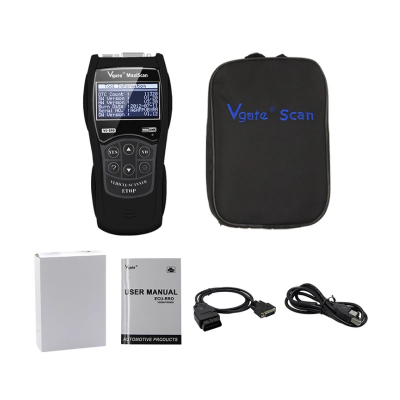 

Vgate VS890 OBD2 Scanner VS 890 VS-890 OBDII Engine Fault Code Reader Analyzer Support OBD Multi-Language Code Reader
