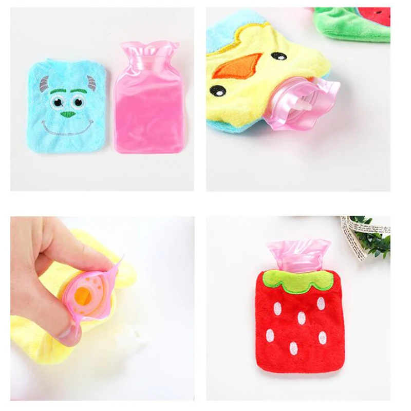 Милые Мультяшные теплые мини-грелки для рук грелки зимние девочек с карманами
