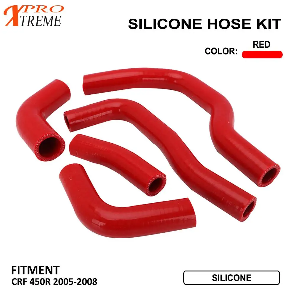 Мотоциклетный силиконовый шланг радиатора охлаждающая трубка водопровод для Honda