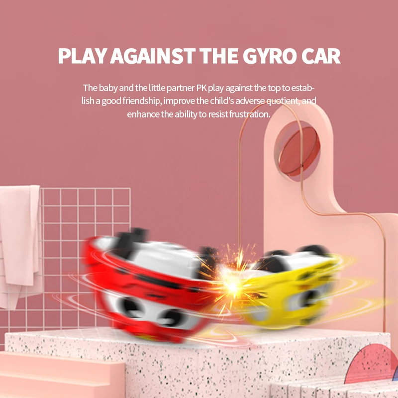 

Gyroscope Top Gyroscope Inertial Toy Watch Car Fantasy Funny Gift Children's Toys Spin Mini Double Car Spinning Chariot Puzzle