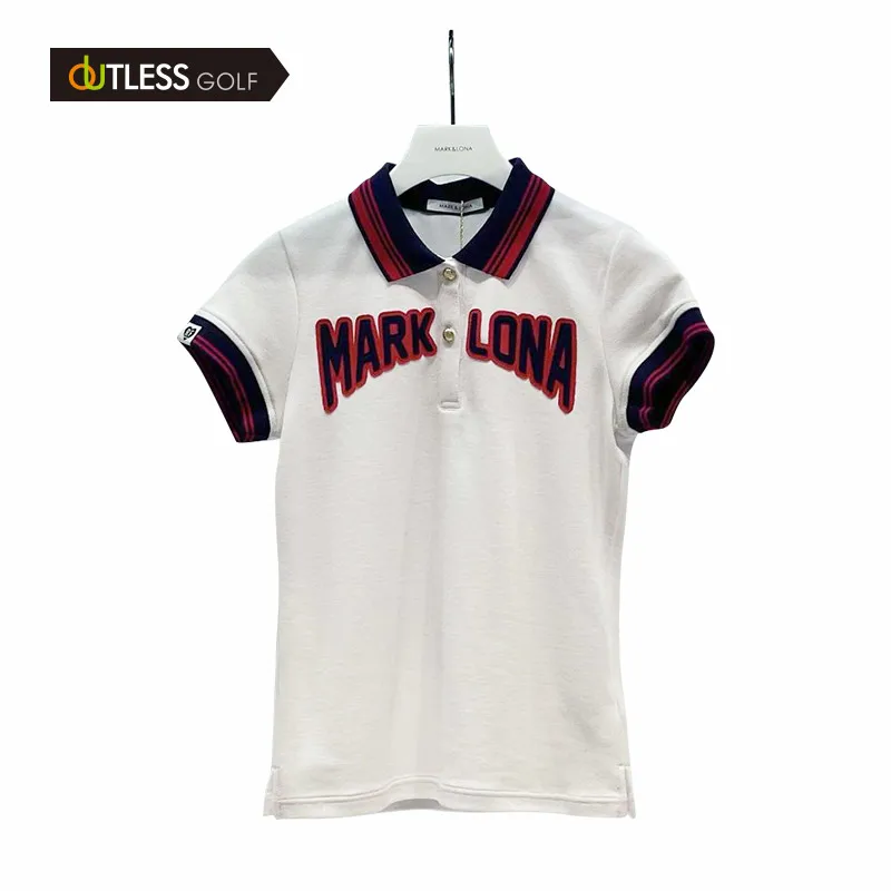 Женская рубашка поло из эластичного хлопка|Рубашки для гольфа| |