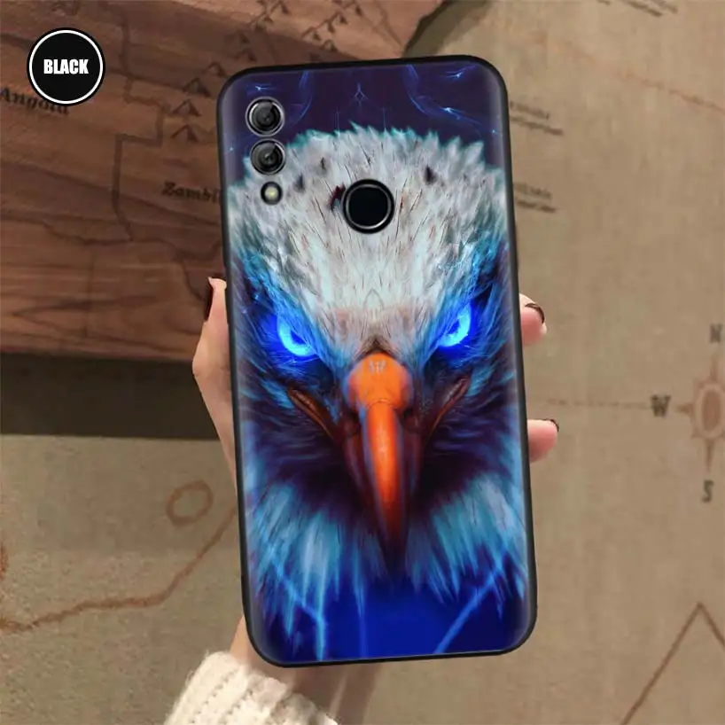 Леопардовый Тигр Орел Лев волк Кот крутой чехол для телефона Huawei Honor 10 9 Lite 8A 8X 8S 7A 7X