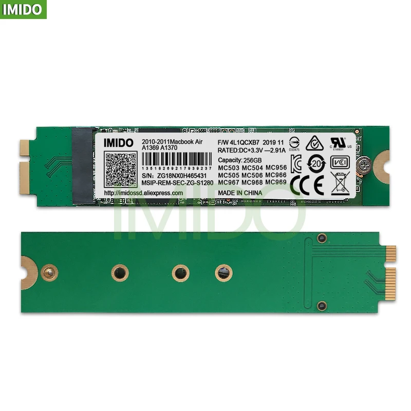НОВЫЙ 512 ГБ SSD для 2010 2011 Macbook Air A1369 A1370 твердотельный диск MC503 MC504 MC505 MC 506 MC965 MC966 MC968 MC969