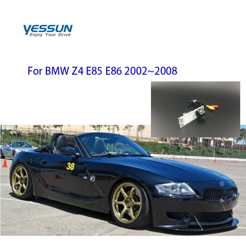 Камера номерного знака Yessun для BMW Z4 E85 E86 2002 ~ 2008 заднего вида парковки|Камеры авто| |