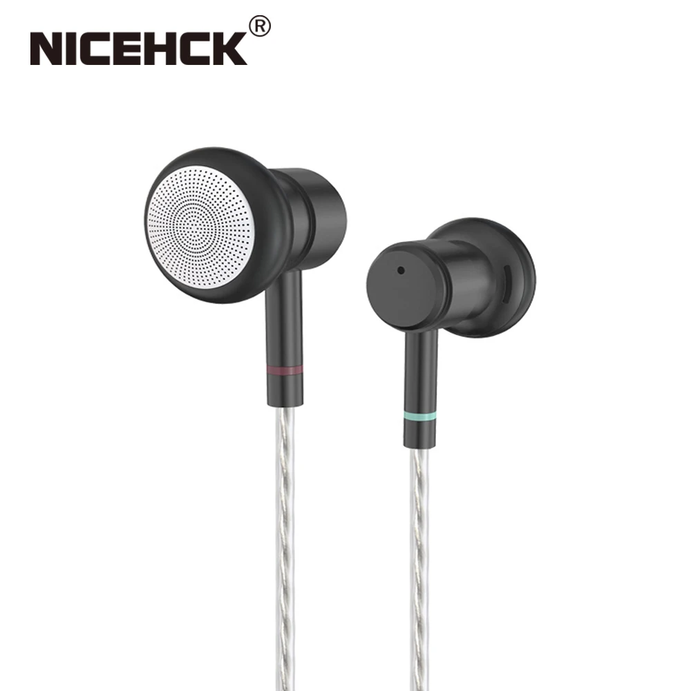 NiceHCK ME80 3 5 мм наушники 15 4 Динамический драйвер HIFI металлические басовые гарнитура